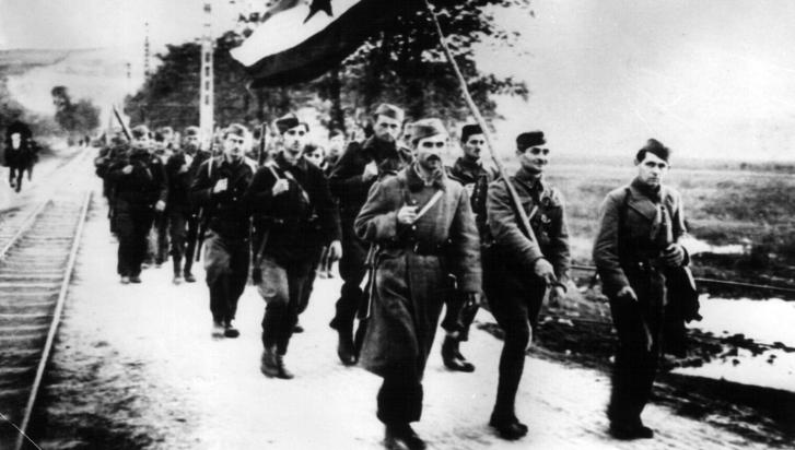 Entrance of the 7th Vojvodina Brigade of Yugoslav partisans in liberated Novi Sad, 23 October 1944. Photo: Wikimedia Commons