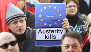 European day of action and solidarity. For jobs and solidarity in Europe. No to austerity. In response to an appeal by the European Trade Union Confederation (ETUC), a large-scale mobilization took place across Europe in 2012. Source: GUE/NGL / Flickr