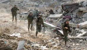 Israeli forces in Jabalia refugee camp in the northern Gaza Strip, one of the most fiercely targeted areas. Photo: IDF Spokesperson / Wikimedia Commons