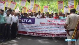 Protest against UGC Gazette notification