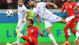 England skipper Harry Kane at FIFA World Cup.