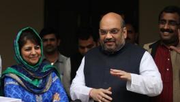 Mehbooba Mufti and Amit Shah