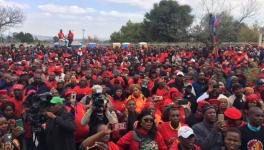 Workers protest in South Africa