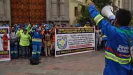 Municipal Cleaners in Peru Protest Against Mass Dismissals