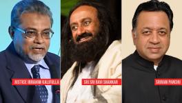 Meet the Mediators in Ayodhya-Babri Masjid Title Dispute Case, Sri Sri Ravi Shankar, former SC judge Justice F M Kalifullah and senior advocate Sriram Panchu. 