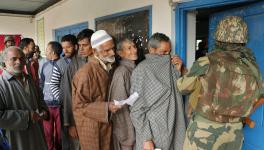 Voting in Kashmir