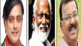 Shashi Tharoor, C Divakaran and Kummanam Rajasekharan