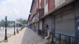 Forces Deployed At City Centre Lal Chowk Srinagar. 