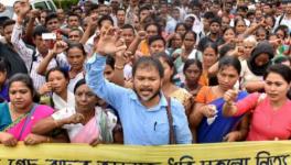 Akhil Gogoi-Led KMSS Stages Protest Against CAB in Assam