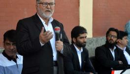 Bar association president Mian Abdul Qayoom in Srinagar.