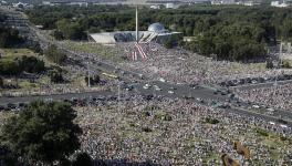 Opposition protests in Minsk, Belarus, Aug 16, 2020