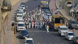 Noida delhi border farmers.