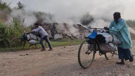 Asgar Alam and Jena Mahato in Jharia, Jharkhand.