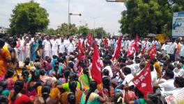 Protest against ban on cattle-grazing in Theni. Image courtesy: P Shanmugam