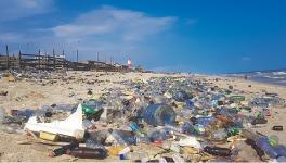  Plastic Pollution covering Accra beach