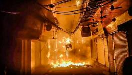 Fire at Bhagirath Palace Market in Delhi