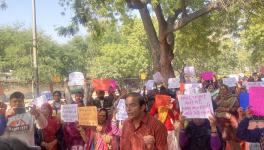 Protesters gathered at Jantar Mantar