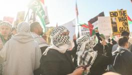 On November 4, 300,000 people took to the streets in Washington DC to protest US funding of Israel and to call for a ceasefire (Photo: Sofia Perez)