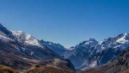 Himalayas are the youngest range of mountains and are still in the formative stages. This means that this area is extremely sensitive to earthquakes, and frictional shear rocks are present in this area. Constructing in this zone is dangerous.