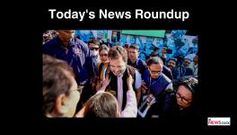 Congress leader Rahul Gandhi during the 'Bharat Jodo Nyay Yatra', at Sekmai village in Imphal West district, Manipur, Monday, Jan. 15, 2024. (PTI Photo)(PTI01_15_2024_000068B)