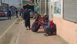 Labourers going to Srinagar in the bus (Photo - Mukhtar Dar, 101Reporters)