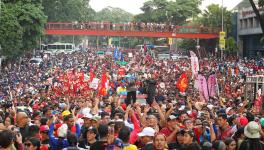 Maduro rallies in Caracas (Photo via Nicolás Maduro/X)