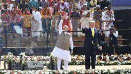 Donald Trump and Narendra Modi at the 'Namaste Trump' rally in Ahmedabad in February 2020. Photo: Narendra Modi/ X