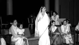 Photo taken at the reception at Delhi Gymkhana Club on October 23, 1951, held by the National Council of Women in India and various other womenâs Organizations in Delhi, in honour of the wife of the Burmese Prime Minister, Madame Nu, shows Shrimati Rameshwari Nehru welcoming the distinghished guest (left with the child) on behalf of the women of Delhi. 