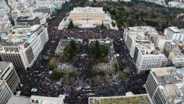 Athens during demonstrations on February 28, 2025. Source: PAME Greece