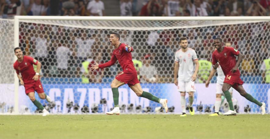 Cristiano Ronaldo of Portugal at FIFA World Cup