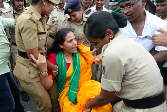 Karnataka Farmers protest Bengaluru