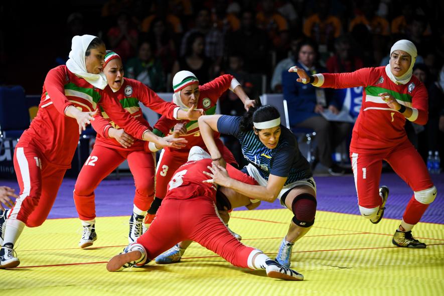 Indian kabaddi team at Asian Games