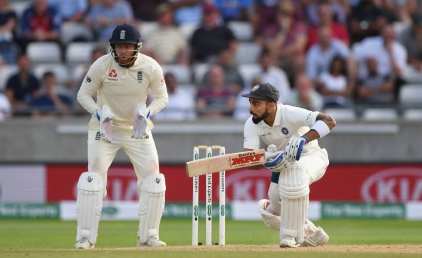 Indian cricket team's Virat Kohli at Edgbaston