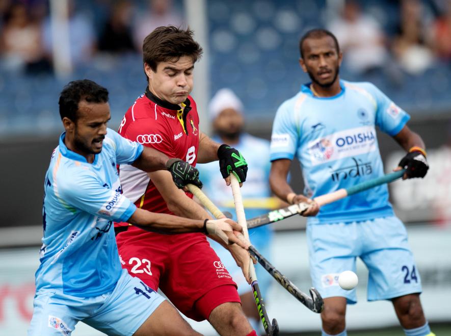 India vs Belgium Group C match at FIH Hockey World Cup