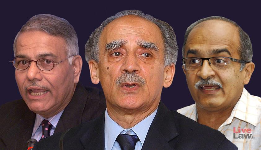  Yashwant Sinha, Arun Shourie and Prashant Bhushan