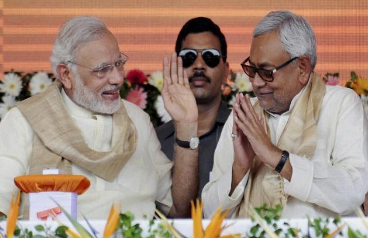 narendra modi and Nitish kumar