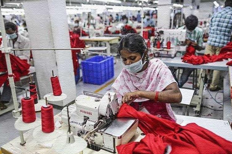 Garment workers in India