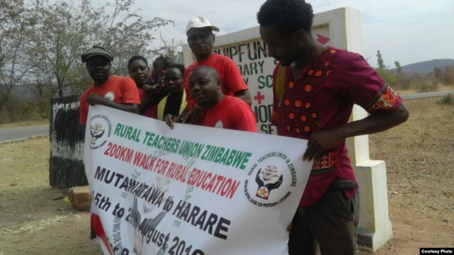 Members of Amalgamated Rural Teachers Union of Zimbabwe (ARTUZ). 