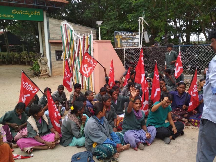 BBMP Pourakarmikas Protest