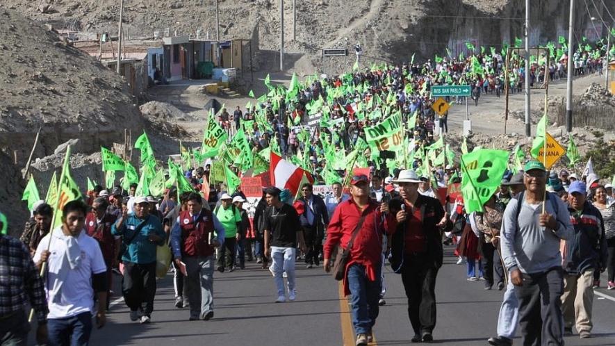 Tía María mine protest in Peru