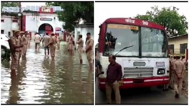 Flood Water Enters 100-Year-Old Ballia Jail