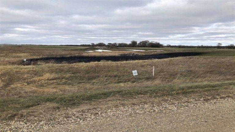 The leak of oil from the Keystone pipeline was discovered by the water quality division of the North Dakota State. Photo: Taylor DeVries / North Dakota Department of Environmental Quality