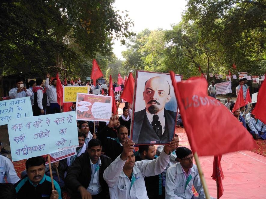 Thousands of Manesar Auto Workers Rally Against Privatisation, Contractualisation