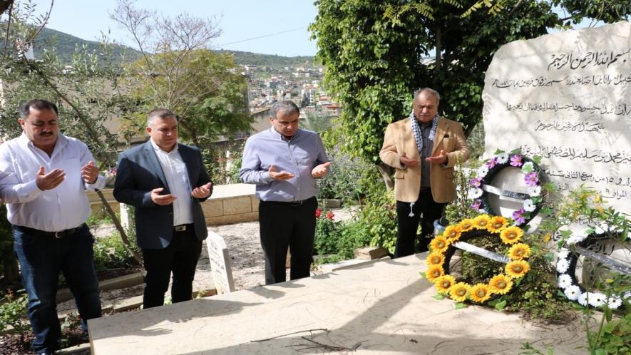 Palestinian mark anniversary of land day and great return march.