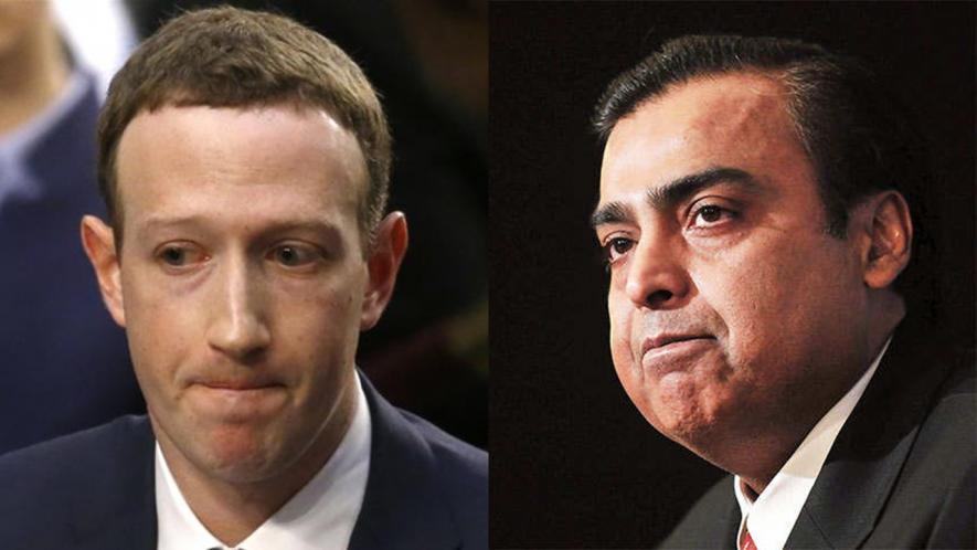 Mukesh Ambani and Marck Zuckerberg