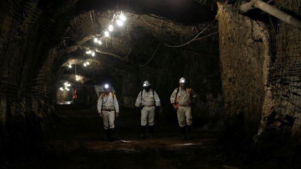 Mine workers in South Africa.