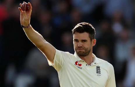 England cricket team fast bowler James Anderson