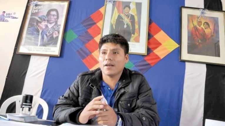 Leonardo Loza, a trade union leader from the Trópico of Cochabamba and incoming senator.