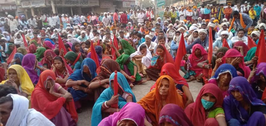 MP farmers protest