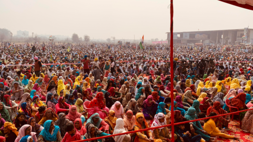 farmers protest